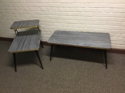 VTG SET OF MID CENTURY MODERN 50'S 60'S RETRO COFFEE END TABLE SET
