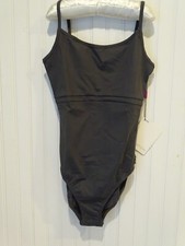 NWT CHARCOAL GRAY RUSSIAN POINTE RP BALLET LEOTARD Foundations 2 Adult XSmall XS