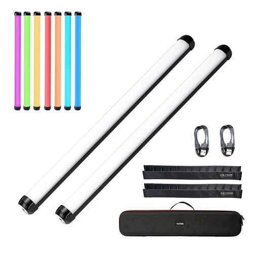 2x VILTROX K60 20W RGB LED Video Light 2500K-8500K Full Color Photography Lights - Picture 2 of 12