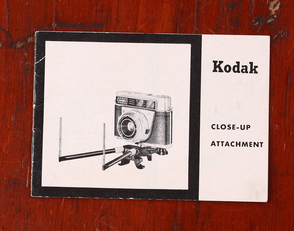  KODAK AG RETINA CLOSE-UP ATTACHMENT INSTRUCTION BOOK/cks