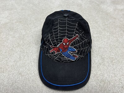 Spider-Man Hat Cap Boys Black Red Snap Back Baseball  Youth Kids