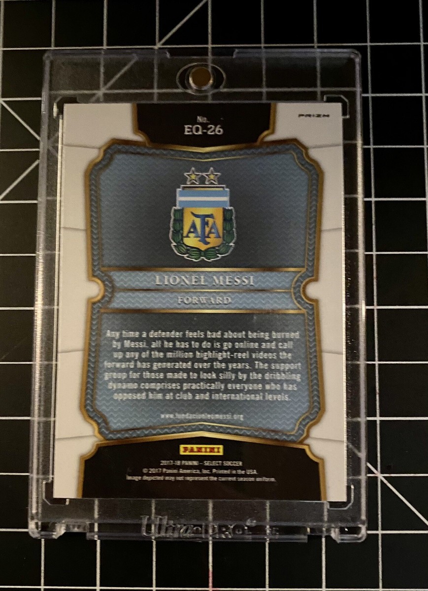 2017-18 Panini Select Soccer LIONEL MESSI Equalizers PRIZM
