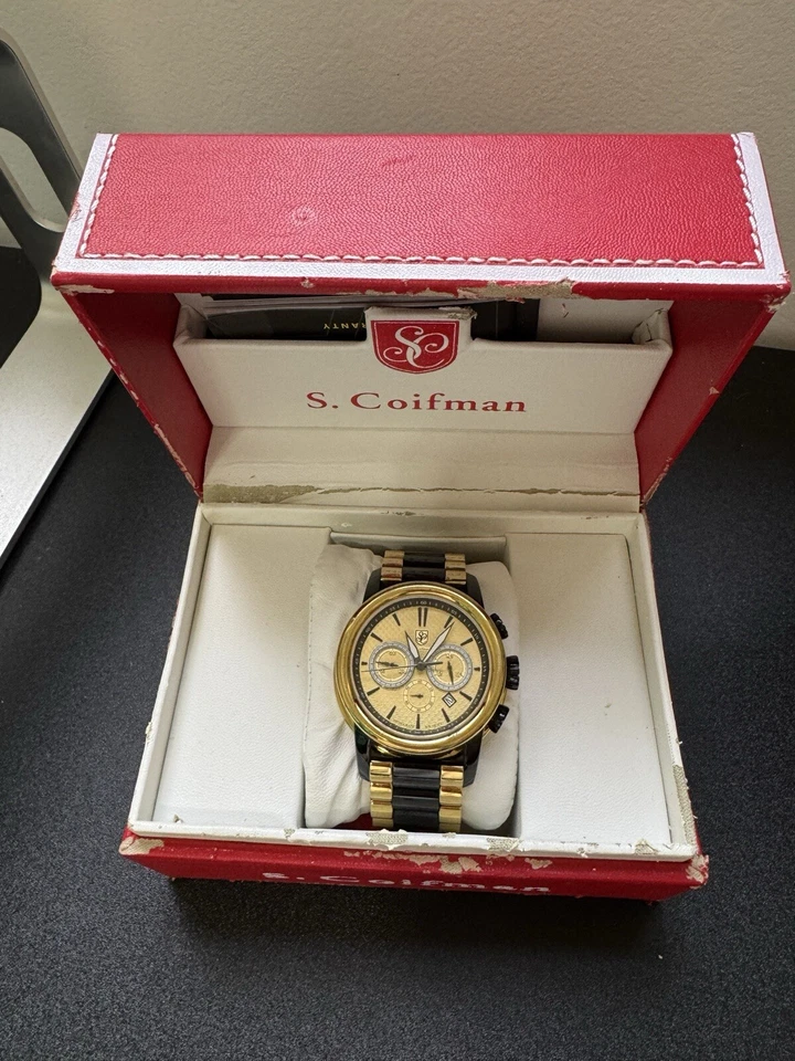 S. Coifman Chronographic Water Resistant Men Watch Model No. SC0418 - Image 2 of 4