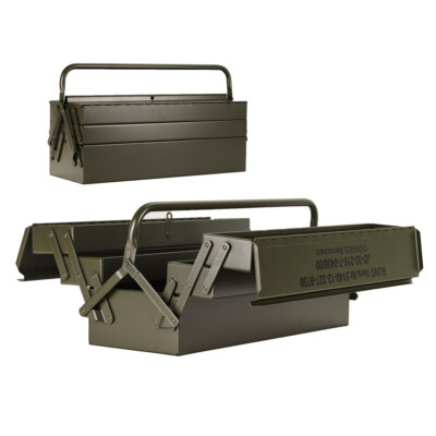 Dönges Werkzeugkasten TL 5140-0010 | Bundeswehr-Qualität, Abschließbar & Robust