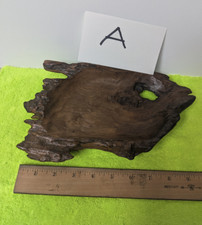 Unique Handcarved Teak Wood Scalop Bowls - No Two Alike - Order by 