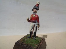 Rose or similar, British Napoleonic General on base painted 54mm lead, TD