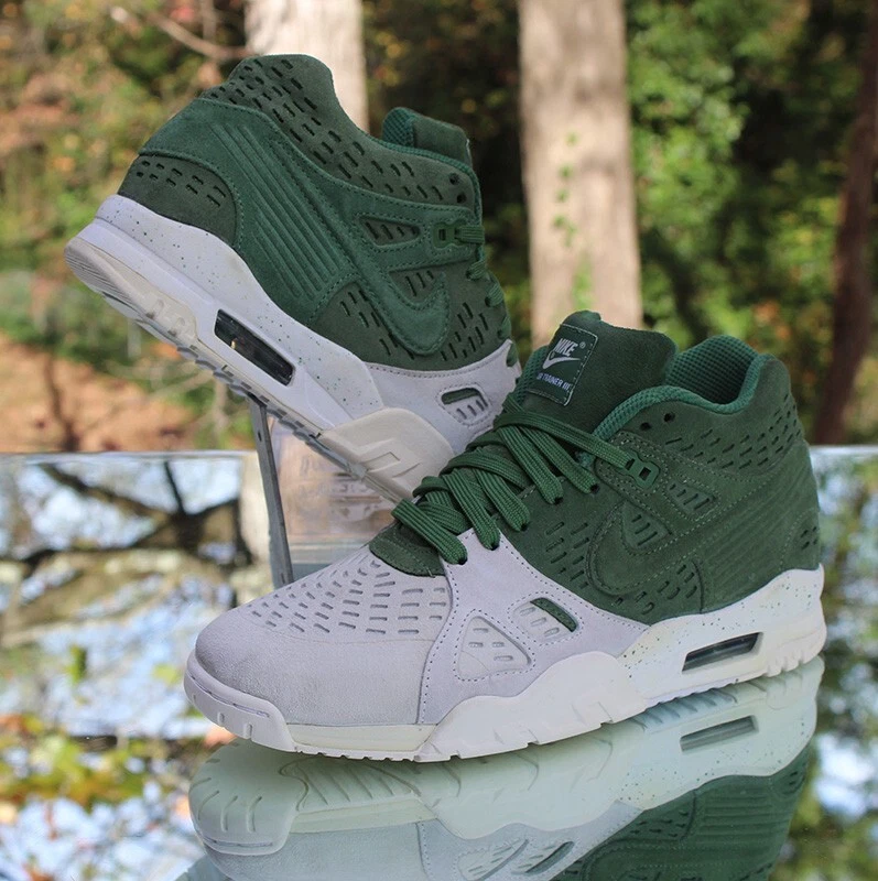 Nike Air Trainer III 3 LE Treeline Mens Size 8 Green White Bo Jackson  815758-300