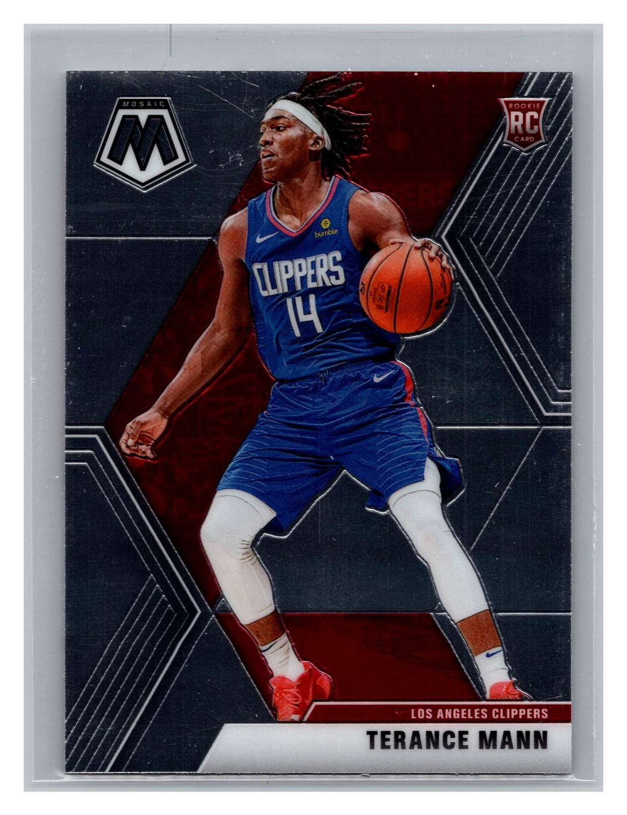 2019-20 Panini Mosaic Terance Mann #246 Rookie