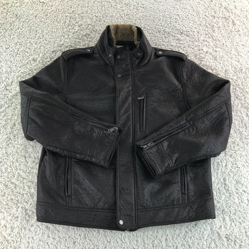 Calvin Klein soft leather Jacket Mens 