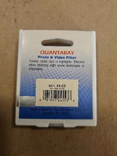 New Quantaray 6X-Cross 55mm Filter star - Image 2 of 4