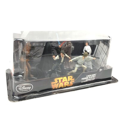STAR WARS A New Hope Figurine PLAYSET! 6 Action Figures Disney Ensemble