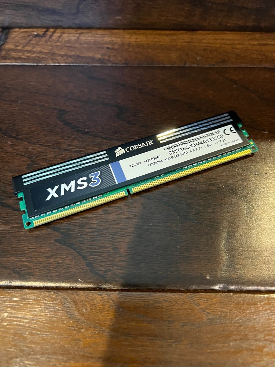 Corsair DIMM RAM 4GB X 16GB CMX16GX3M4A1333C9 1333MHz C9 Memory Kit