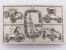 Greenfield Village Henry Ford Museum Pewter Vintage Belt Buckle
