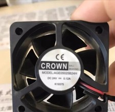 CROWN AGE05025B24H DC24V 0.12A 5CM 2-Wire Inverter Cooling Fan