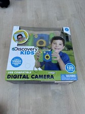 Discovery Kids Green and Blue Digital Camera Stores 120 Photos / Video NEW