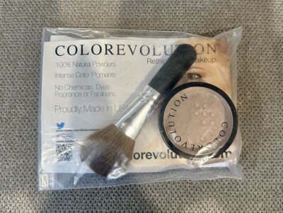 Colorevolution 2 Piece Bronzed & Beautiful Natural Power Makeup & Brush ...