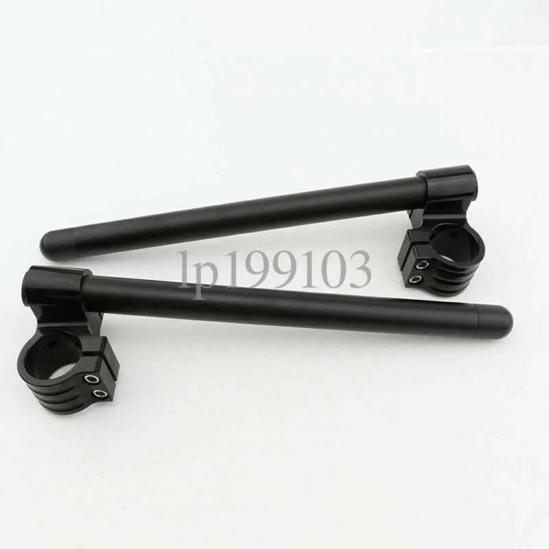 Manillar con clip elevador negro 37 mm para Suzuki GS500 1989-09 Yamaha XS1100 78-81 Foto 4 de 4