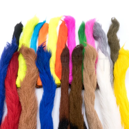 HARELINE CALF TAIL - Fly Tying Material Dyed Kip Tail - 20 Colors Available NEW!