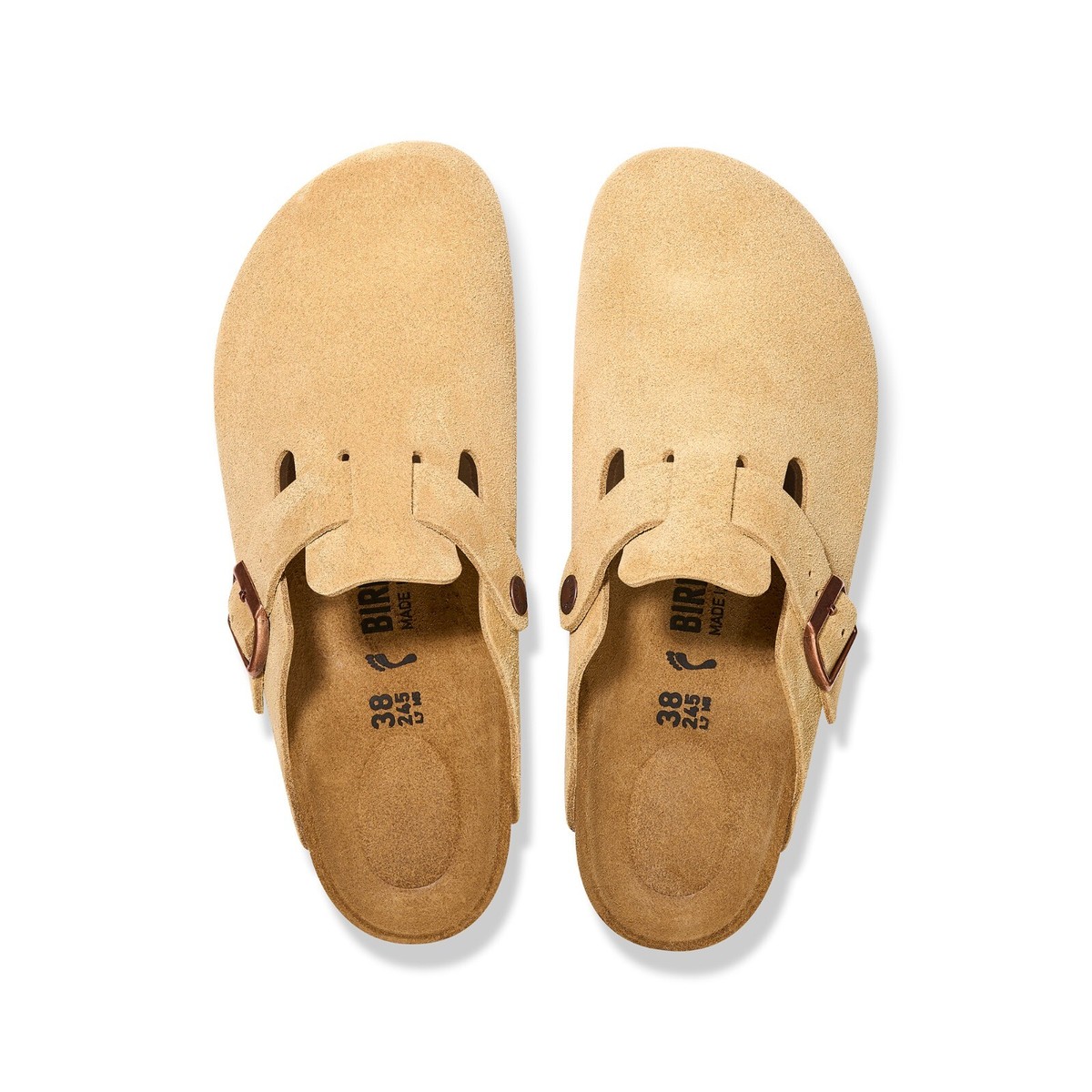 靴 BIRKENSTOCK boston Birkenstock Boston Super Grip - Black