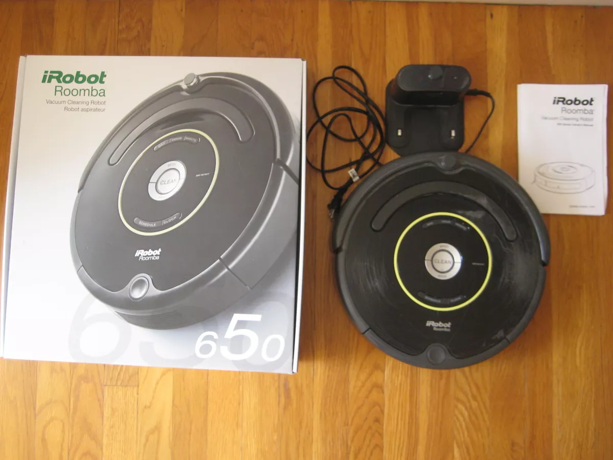 iRobot Roomba 650 Vacuum Cleaner Robot w Charging Dock & Box