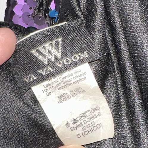 Vavavoom Purple Glitter Sparkle Club Party Prom Formal Dress - Picture 10 of 10