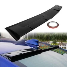 BLACK REAR WINDSHIELD WINDOW VISOR ROOF SPOILER FOR 2018-2021 HONDA ACCORD JDM
