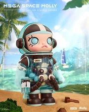 PopMart x KennysWork Mega Collection 400% Mega Space Molly Mint Chocolate