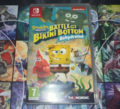 SpongeBob Schwammkopf Battle for Bikini Bottom Rehydrated; Nintendo Switch; NEU!