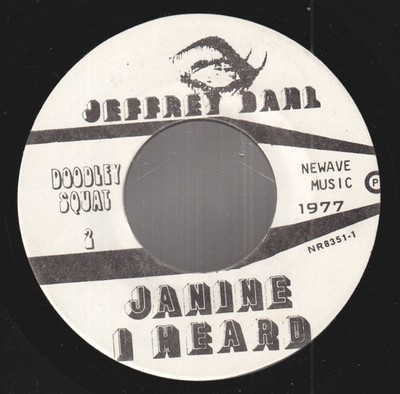 Jeff Dahl Rock & Roll Critic 7'' vinyl USA Doodley Squat 1977 7''. vinyl has some