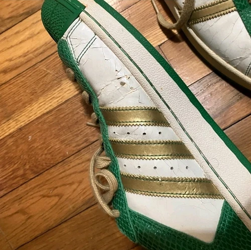 Adidas Gilbert Arenas Las Vegas Superstar 1 Lux Size 13 Men's Green #0463882 - Picture 4 of 7