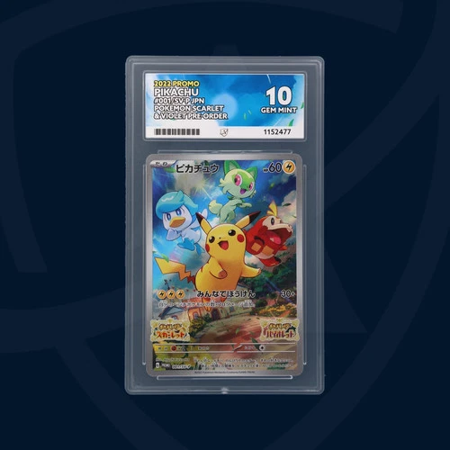 Pikachu - 001/SV-P - 2022 Promo - Japanese - ACE GEM MINT 10