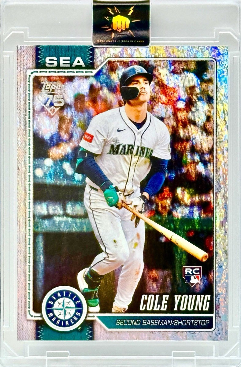 Cole Young RARE SSP ROOKIE RC SILVER HOLO FOIL INVESTMENT CARD