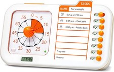 3-in-1 Visual ADHD Timer for Kids  Adults with Planning Board, Task Timer, Chor