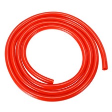 Soft Water Cooling Tube, 8mm ID 12mm OD 2 Meter Long PVC Hose, Red