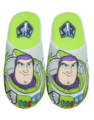 Disney Toy Story Vert Buzz Lightyear Chaussons mules Garçon - Photo 1/4