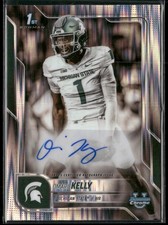 2025 Bowman U Chrome #BCA-OK Omari Kelly Prospect Auto Stealth Refractor