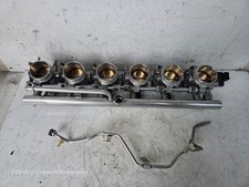 BMW E46 M3 S54B32 Drosselklappenstutzen komplett Einspritzdüsen, Kraftstoffverteiler, Luftverteiler se52