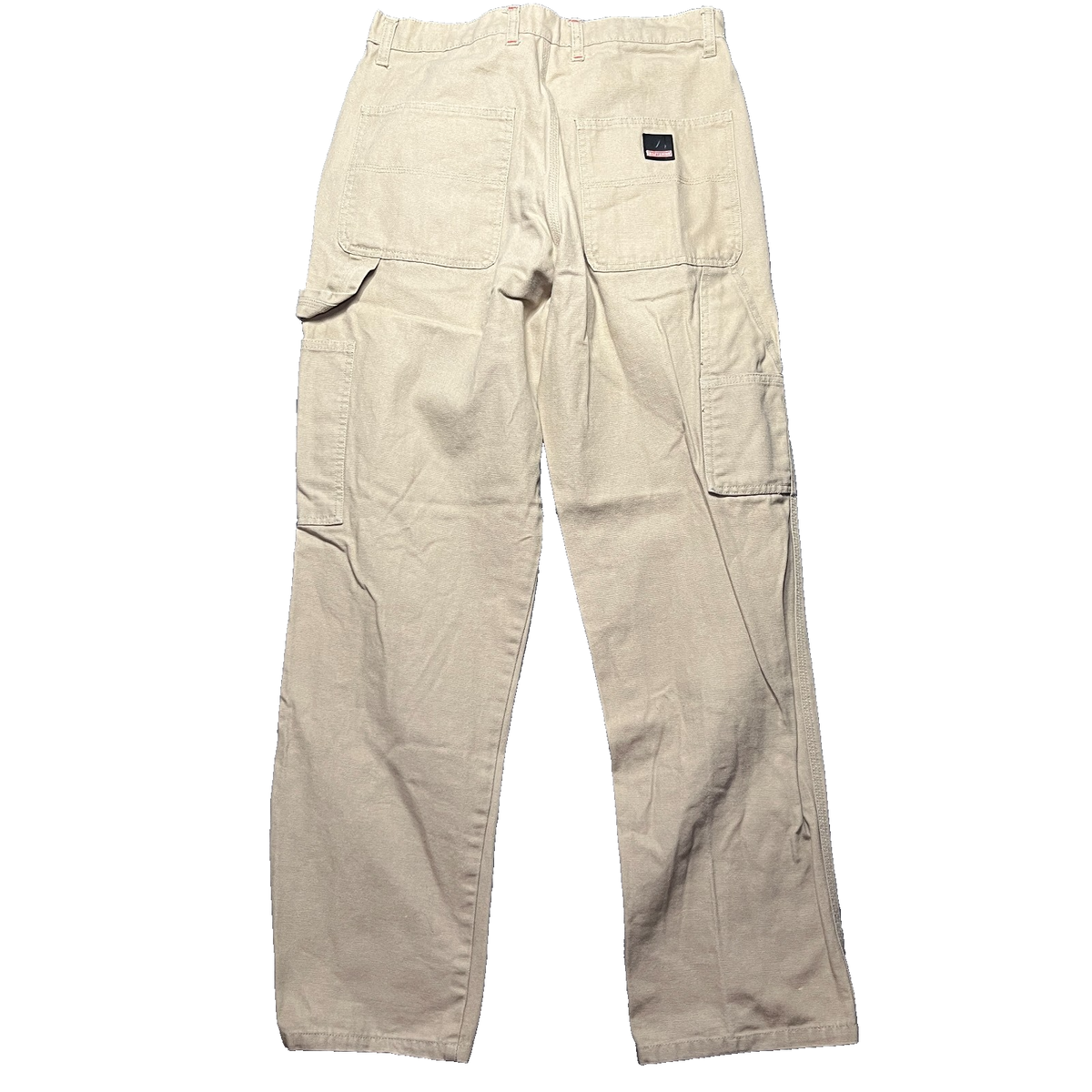 CRAFTSMAN Work Pants Men's 30x33 Canvas Carpenter Utility Pant Khaki EUC  Heavy