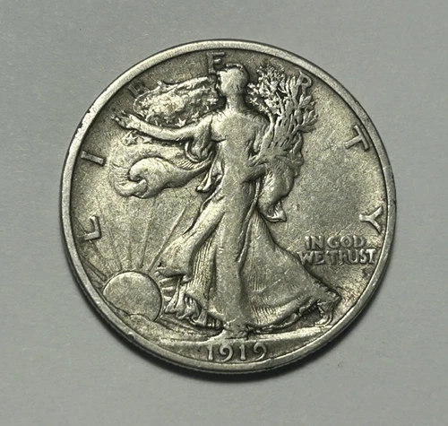 1919 WALKING LIBERTY HALF DOLLAR VF