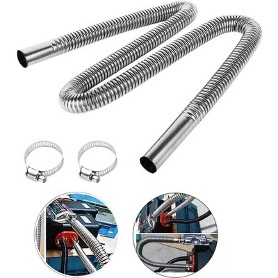Abgasschlauch 200cm Edelstahl für Auto Heizung Generator Auspuff Ersatz