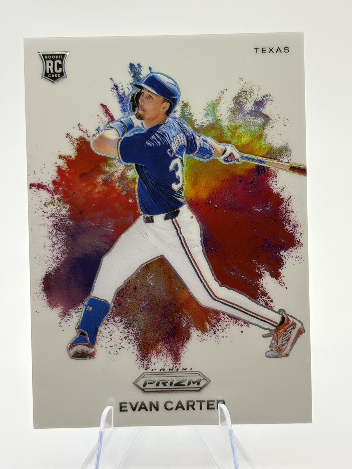 2024 Panini Prizm - Color Blast Evan Carter #3 (RC)