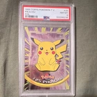 Topps 1999 Pokemon T.V. Pikachu #25 Foil PSA 8 English Trading Card