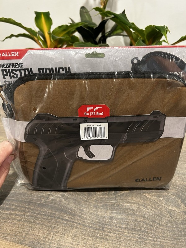 Allen Neoprene Full Size Pistol Pouch Khaki