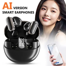 2025 Bluetooth AI Translator Earbuds Language Real-Time Translation Earphones US