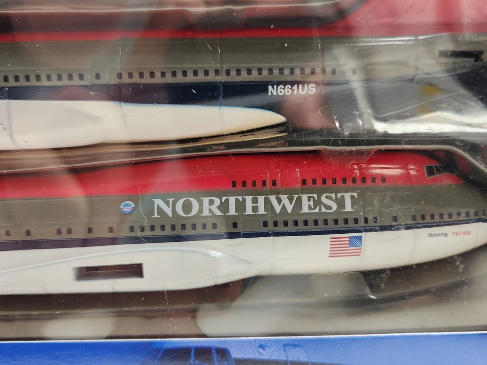 Rare Vintage 1:250 Sky Pilot Northwest 20375 BOEING 747 MIB Sealed - Image 3 of 4