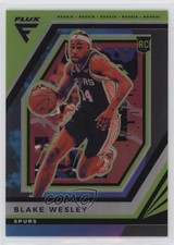 2022-23 Panini Flux Rookies Lunar Eclipse Prizm 9/25 Blake Wesley #221 0e1