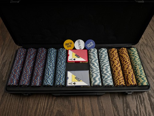 500 Piece Monte Carlo Poker Set Low Denomination