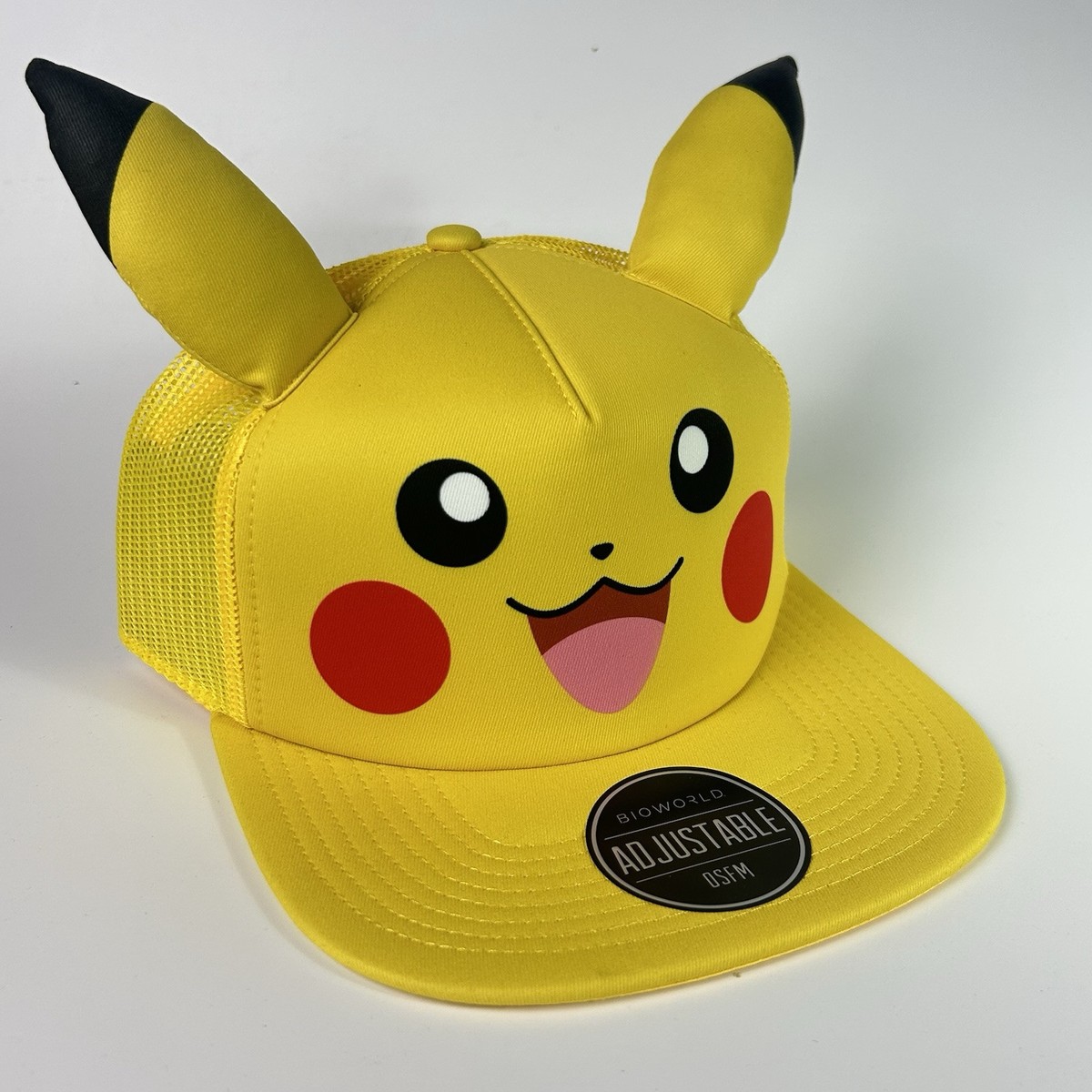 NEW 2025 Pokémon Pikachu ears Snapback Mesh Back Baseball Cap Hat