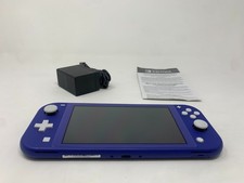    Nintendo Switch Lite Handheld Console Blue with Screen Protector   