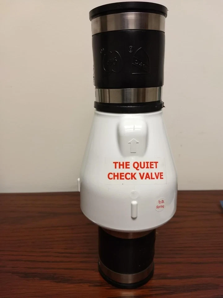 White 2" PVC Pipe Check Valve - Image 2 of 3